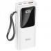 Power Bank Hoco J41 Pro Mobi 10000mAh με USB-A & USB-C και Οθόνη Λευκό